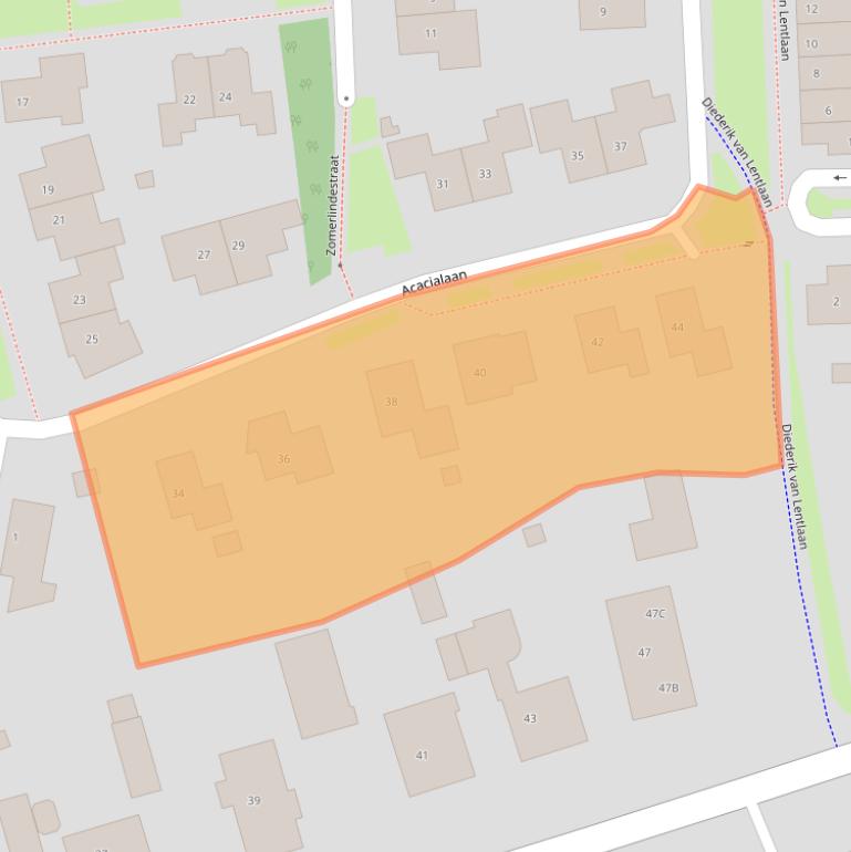 Kaart van postcodegebied 6663EJ.