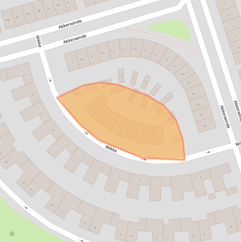 Kaart van postcodegebied 6663GH.