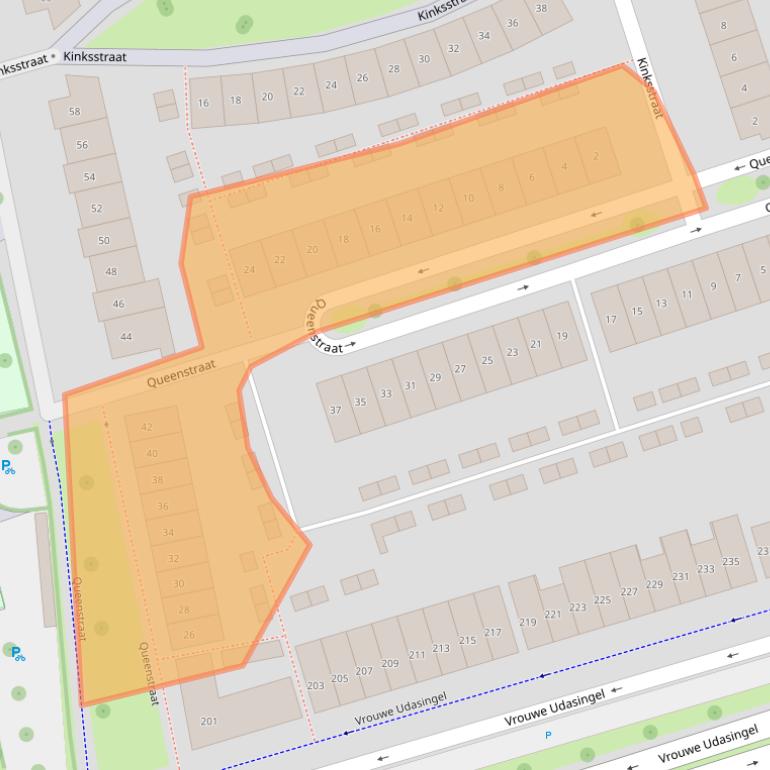 Kaart van postcodegebied 6663HC.