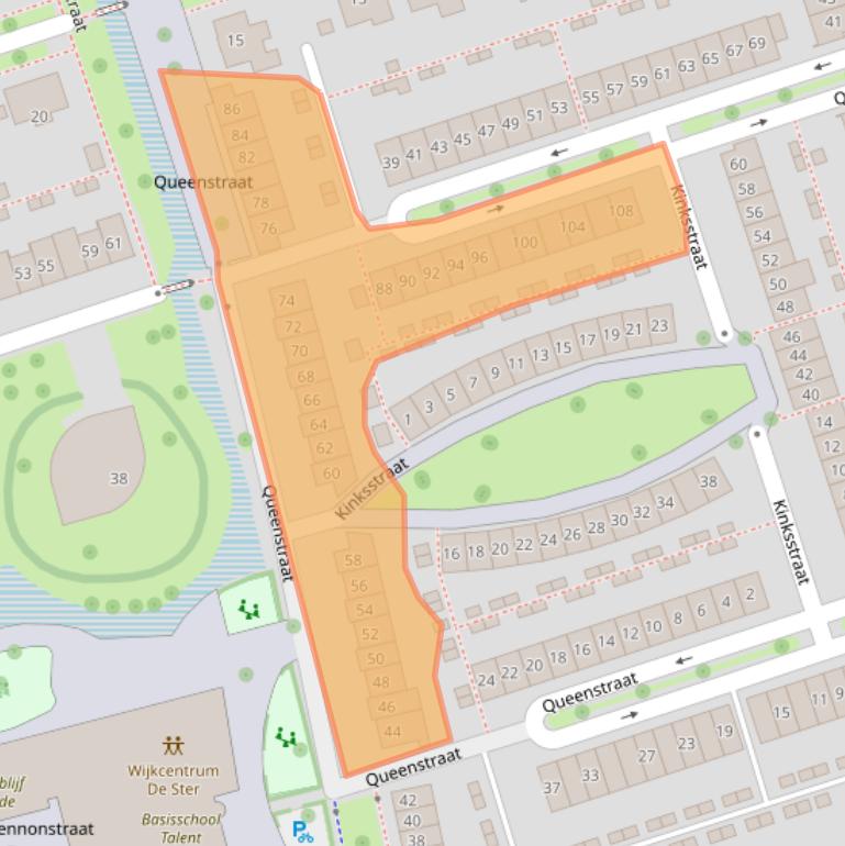 Kaart van postcodegebied 6663HD.