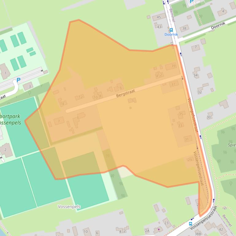 Kaart van postcodegebied 6663KE.