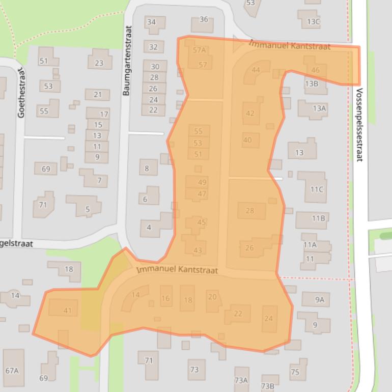 Kaart van postcodegebied 6663LG.