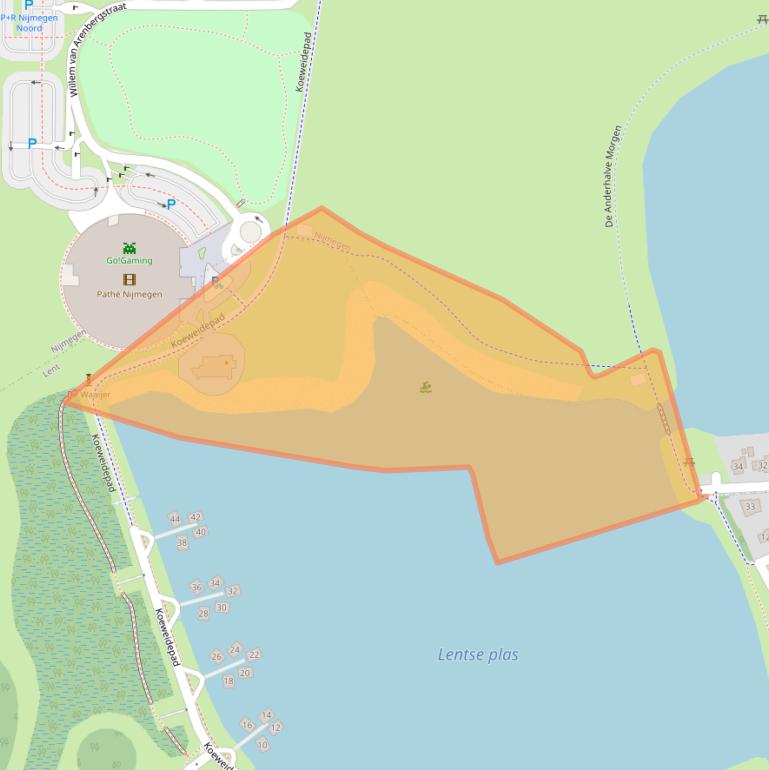 Kaart van postcodegebied 6663MZ.