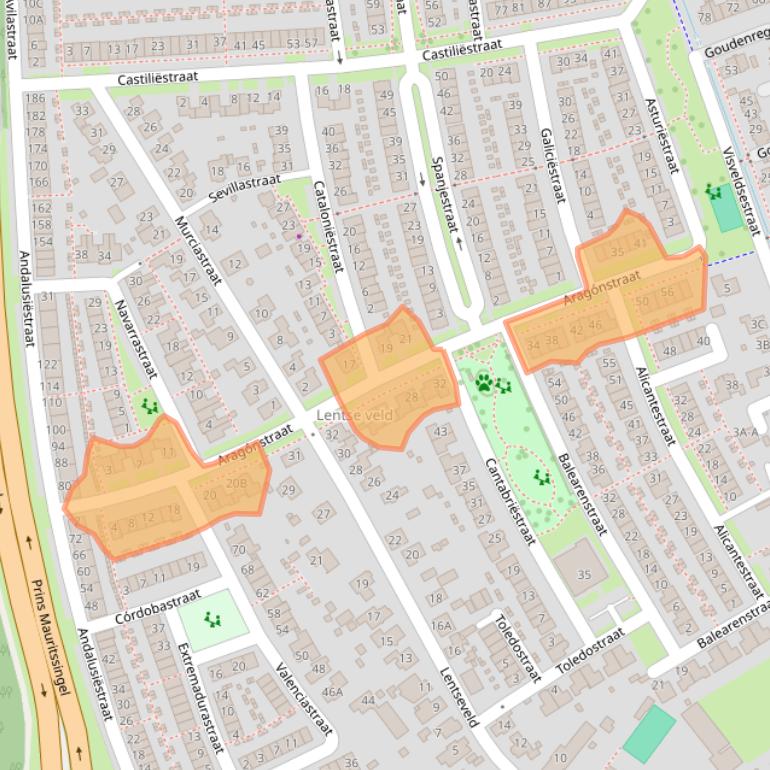 Kaart van postcodegebied 6663NH.