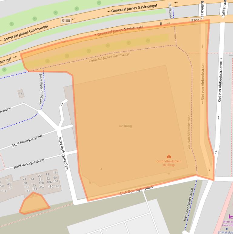 Kaart van postcodegebied 6663RC.