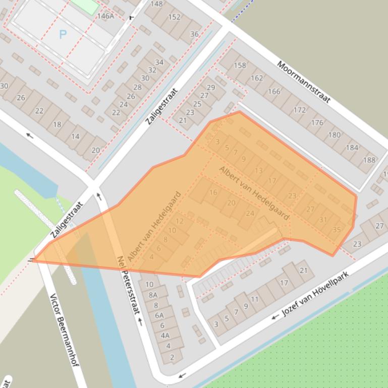 Kaart van postcodegebied 6663RV.