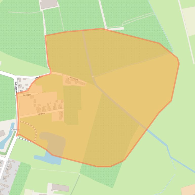 Kaart van postcodegebied 6665AA.