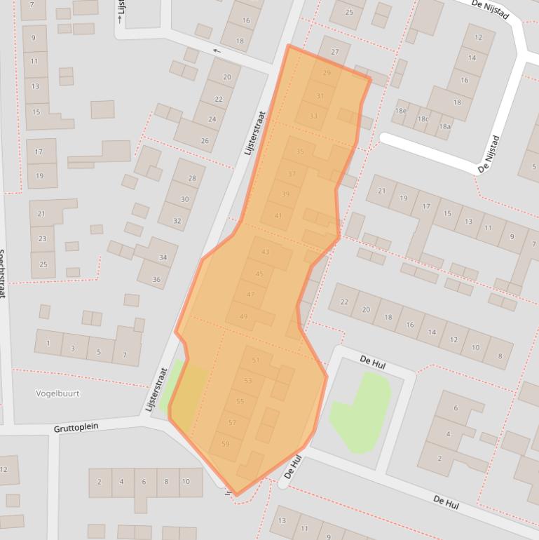 Kaart van postcodegebied 6665AL.