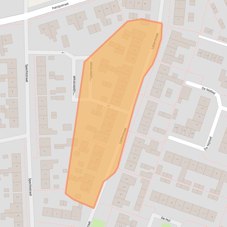 Kaart van postcodegebied 6665AM.