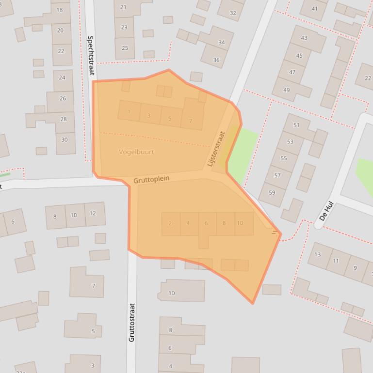 Kaart van postcodegebied 6665AN.