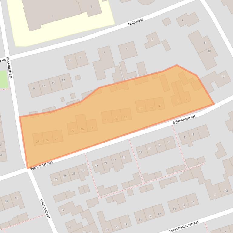 Kaart van postcodegebied 6665CV.