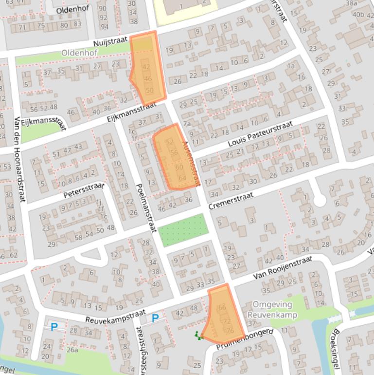 Kaart van postcodegebied 6665DN.