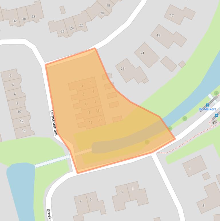 Kaart van postcodegebied 6665GB.