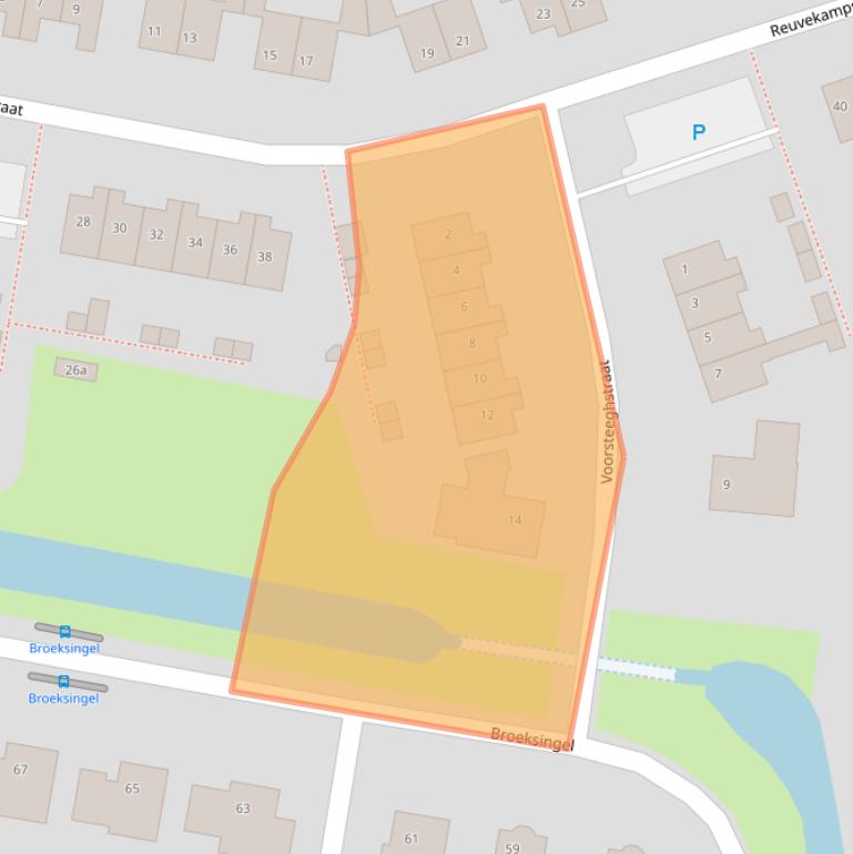 Kaart van postcodegebied 6665GJ.