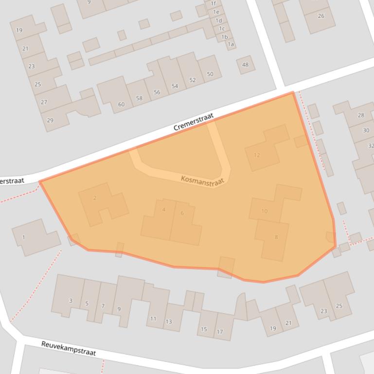 Kaart van postcodegebied 6665GL.