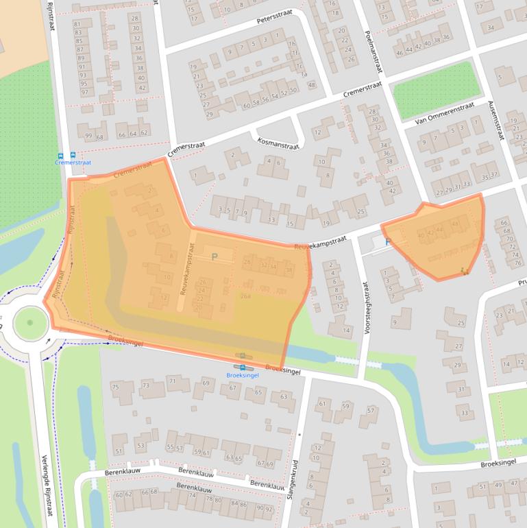 Kaart van postcodegebied 6665GN.