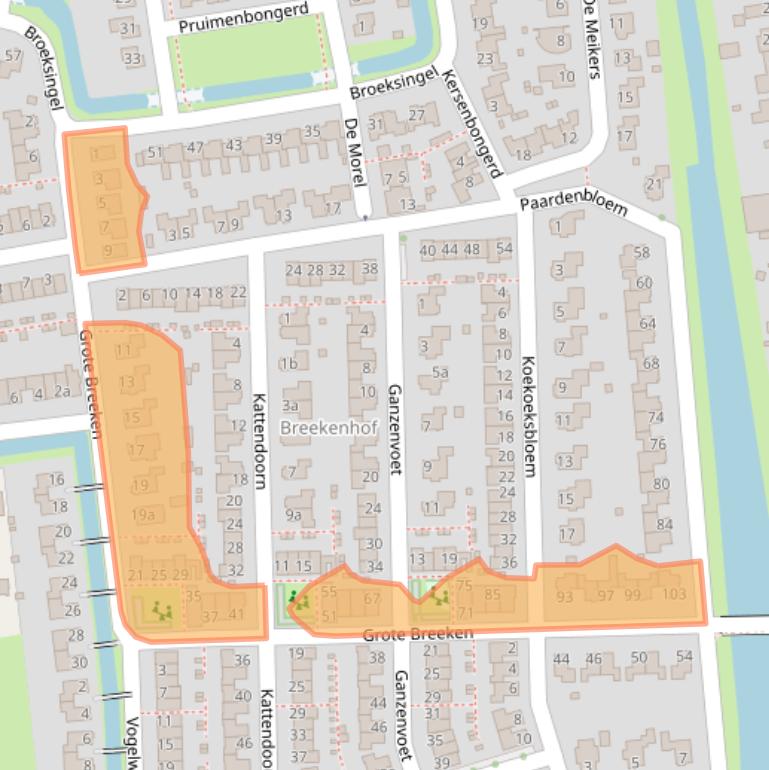 Kaart van postcodegebied 6665HA.