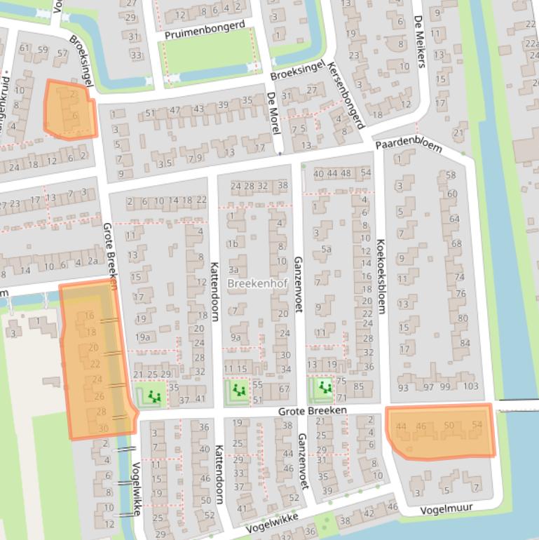 Kaart van postcodegebied 6665HB.