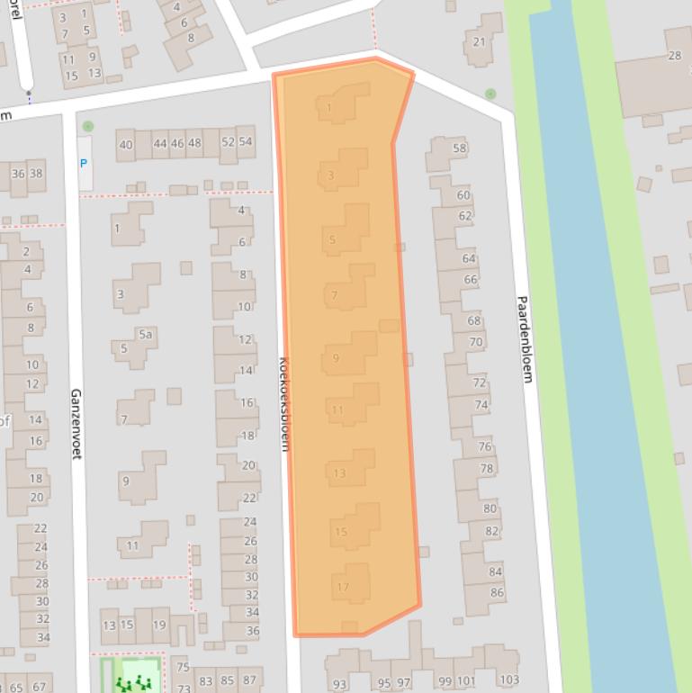 Kaart van postcodegebied 6665HG.