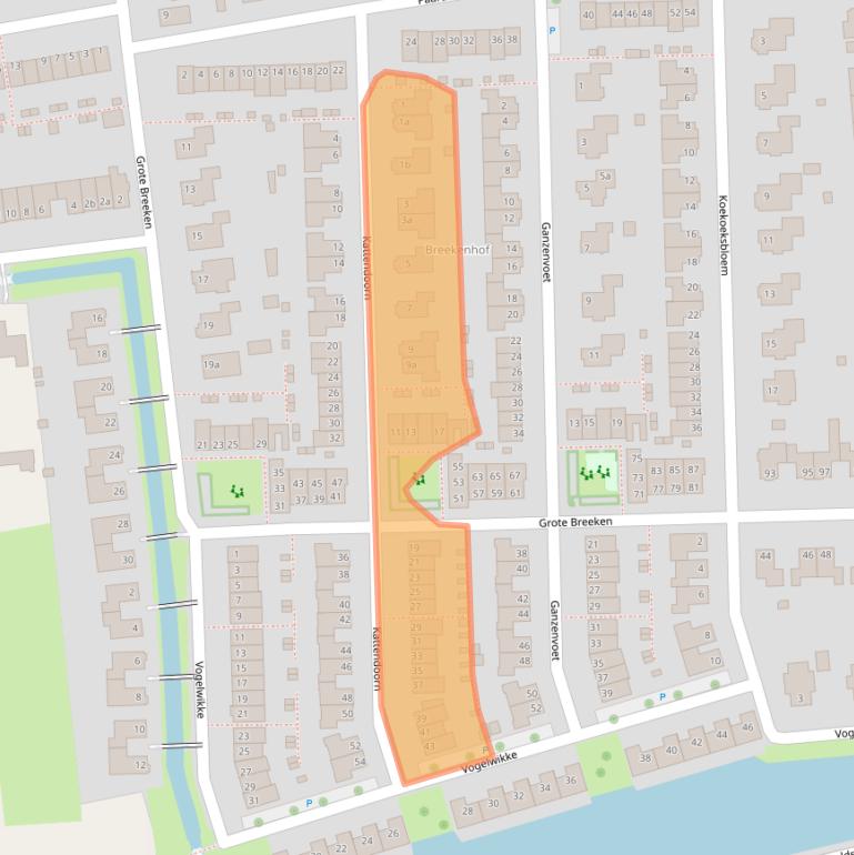 Kaart van postcodegebied 6665HL.