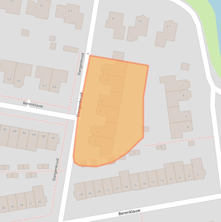 Kaart van postcodegebied 6665HT.