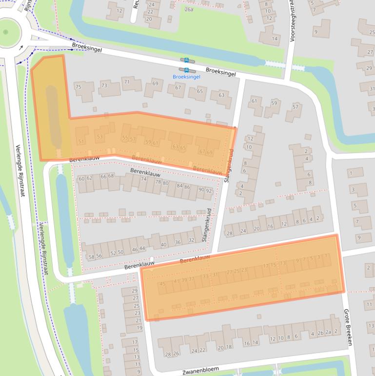Kaart van postcodegebied 6665HV.