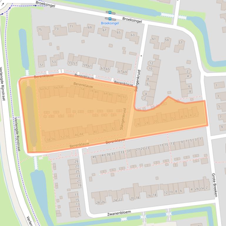 Kaart van postcodegebied 6665HW.