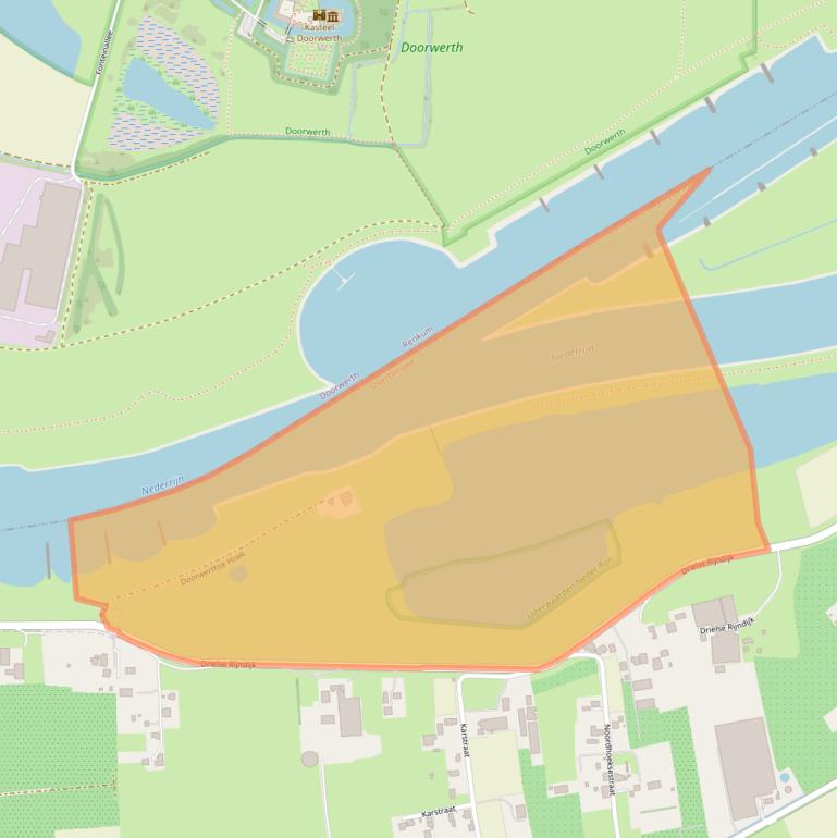 Kaart van postcodegebied 6665LC.