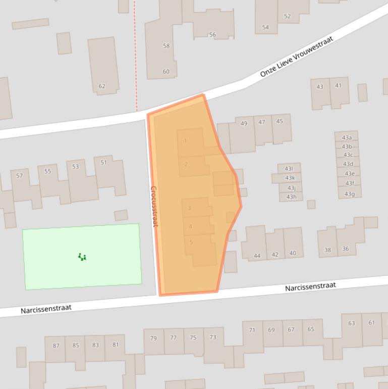 Kaart van postcodegebied 6666AS.