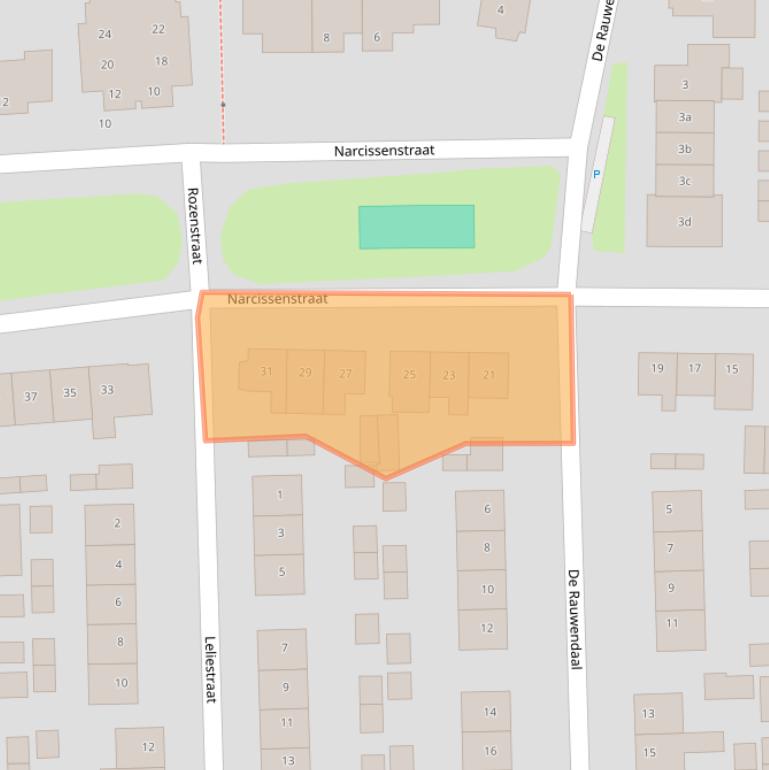 Kaart van postcodegebied 6666AV.