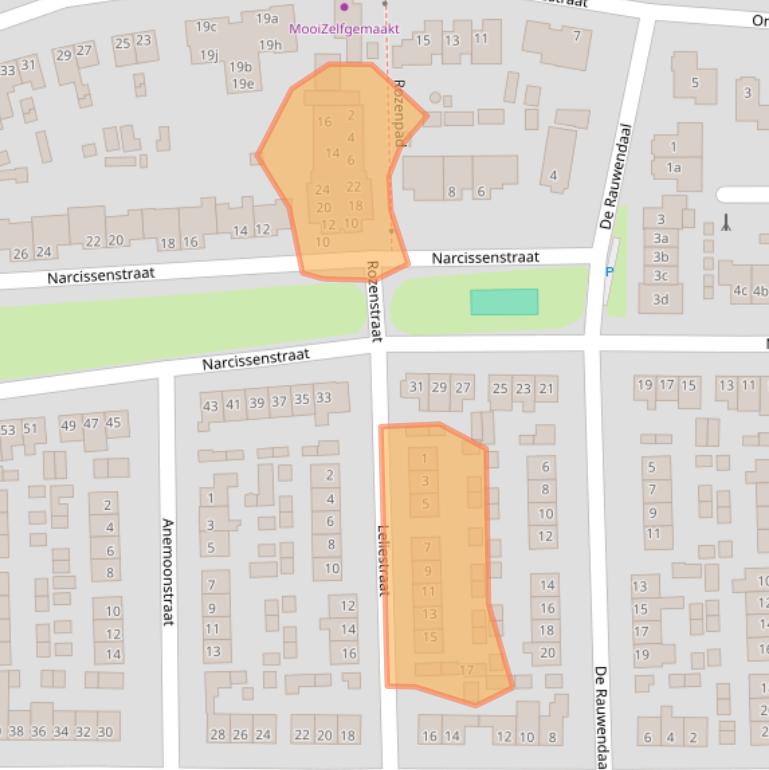 Kaart van postcodegebied 6666BK.