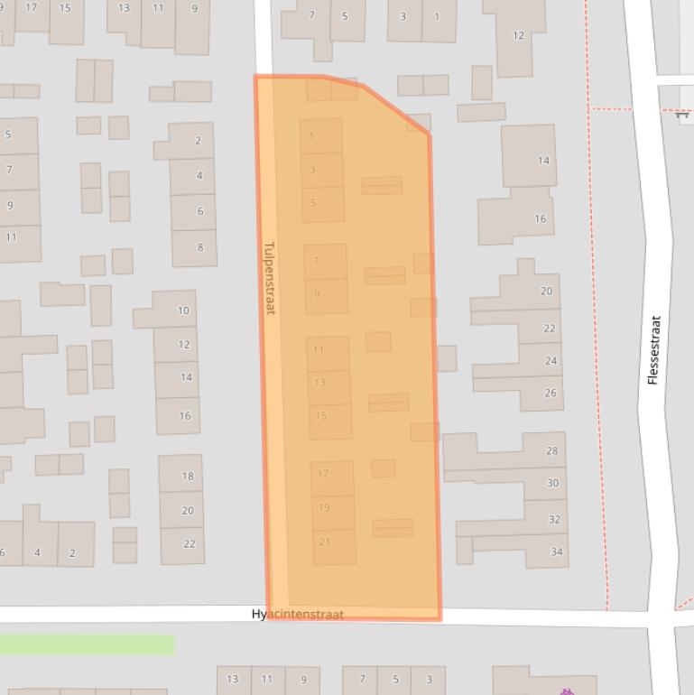 Kaart van postcodegebied 6666BM.