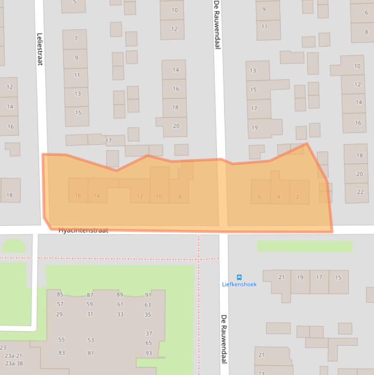 Kaart van postcodegebied 6666BS.