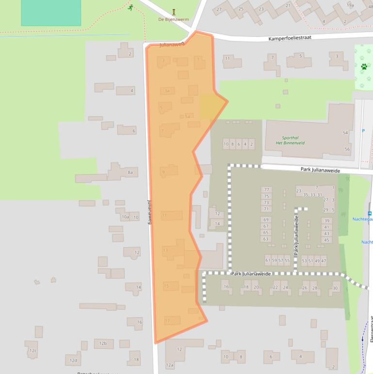 Kaart van postcodegebied 6666CT.