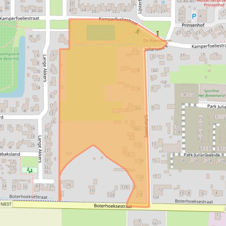 Kaart van postcodegebied 6666CV.