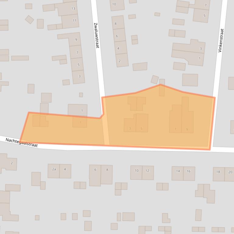 Kaart van postcodegebied 6666DD.