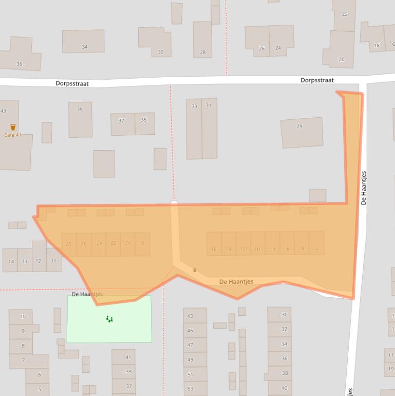 Kaart van postcodegebied 6666DM.