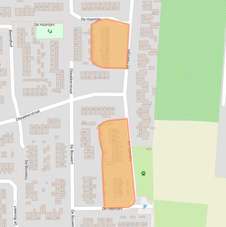 Kaart van postcodegebied 6666DN.