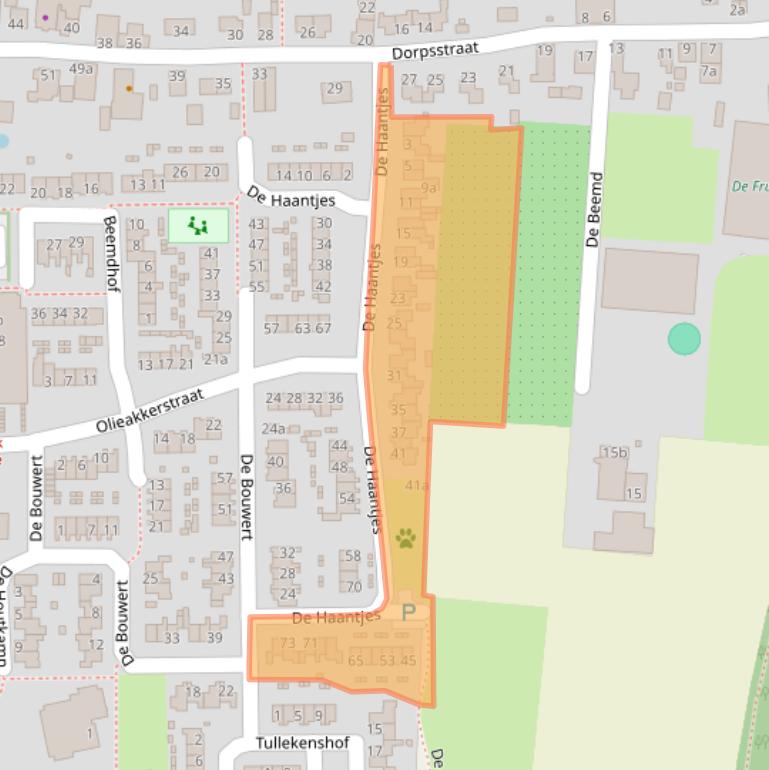 Kaart van postcodegebied 6666DP.