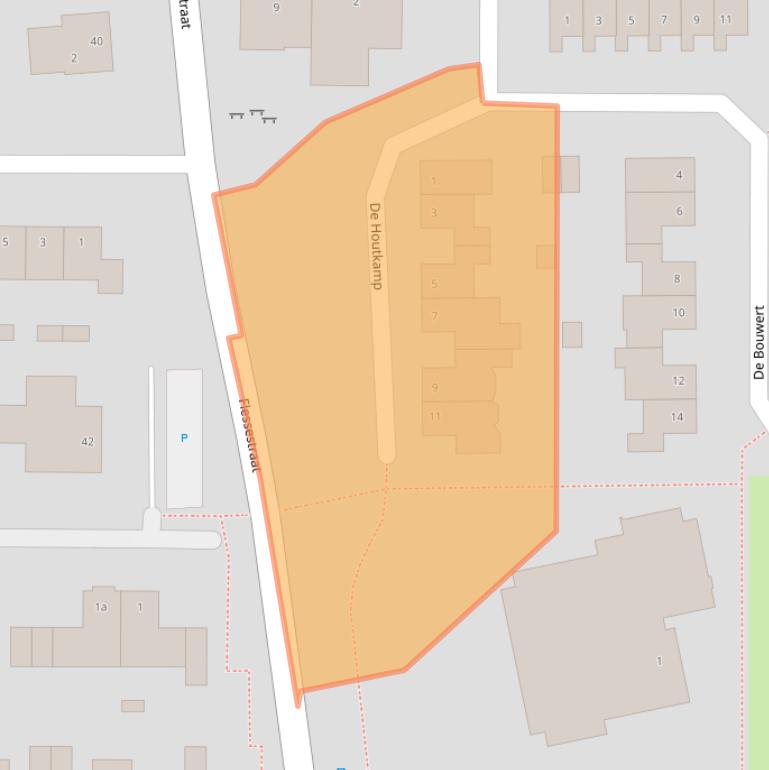 Kaart van postcodegebied 6666EA.