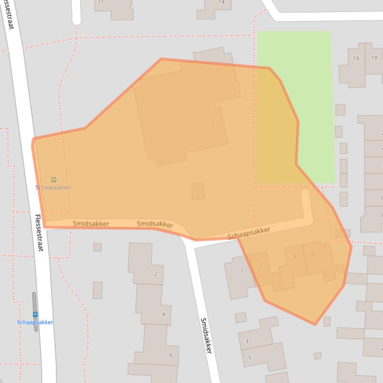 Kaart van postcodegebied 6666EB.