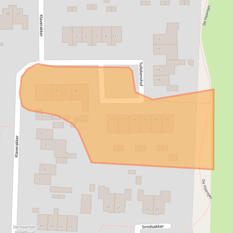 Kaart van postcodegebied 6666ED.