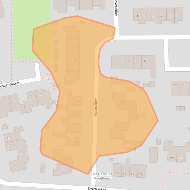 Kaart van postcodegebied 6666EG.