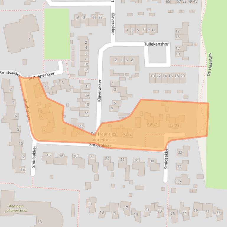 Kaart van postcodegebied 6666EH.