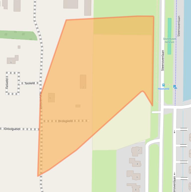 Kaart van postcodegebied 6666GD.