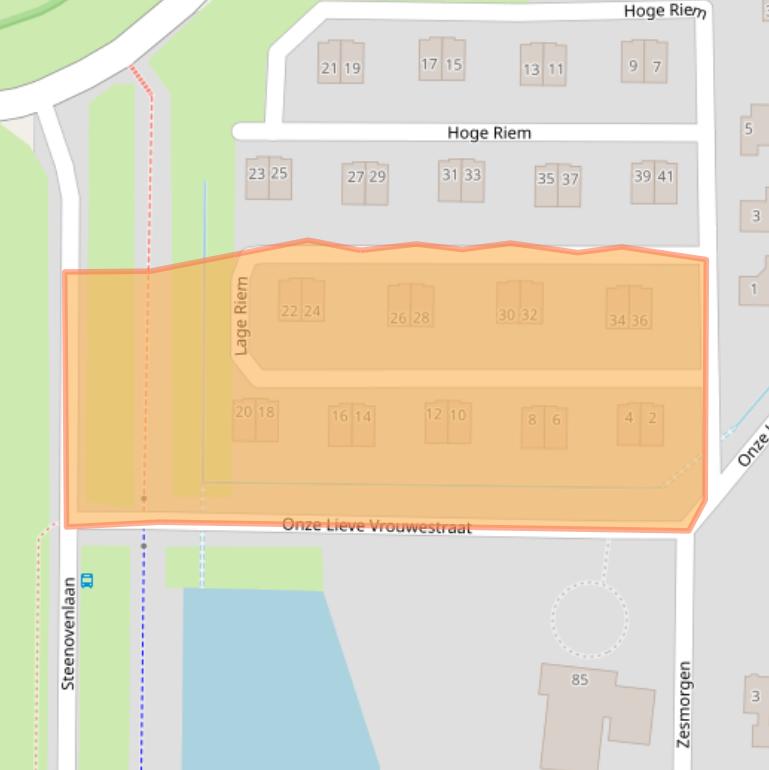 Kaart van postcodegebied 6666JB.