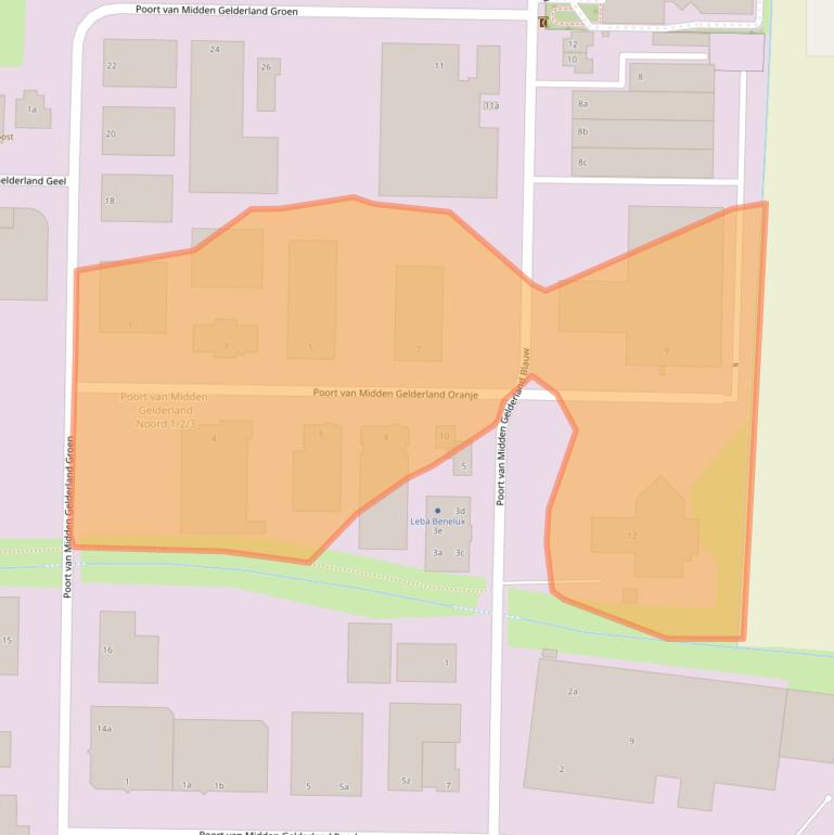 Kaart van postcodegebied 6666LV.