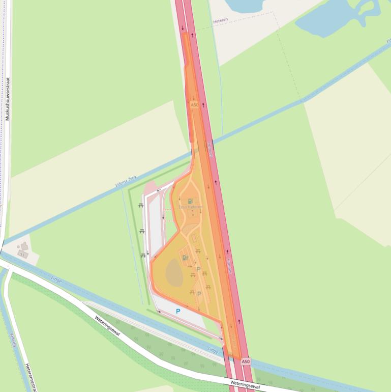 Kaart van postcodegebied 6666LZ.