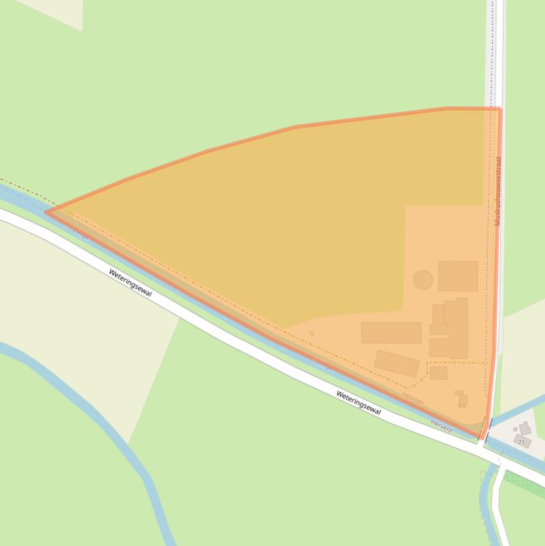 Kaart van postcodegebied 6666MD.