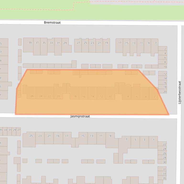 Kaart van postcodegebied 6666XH.